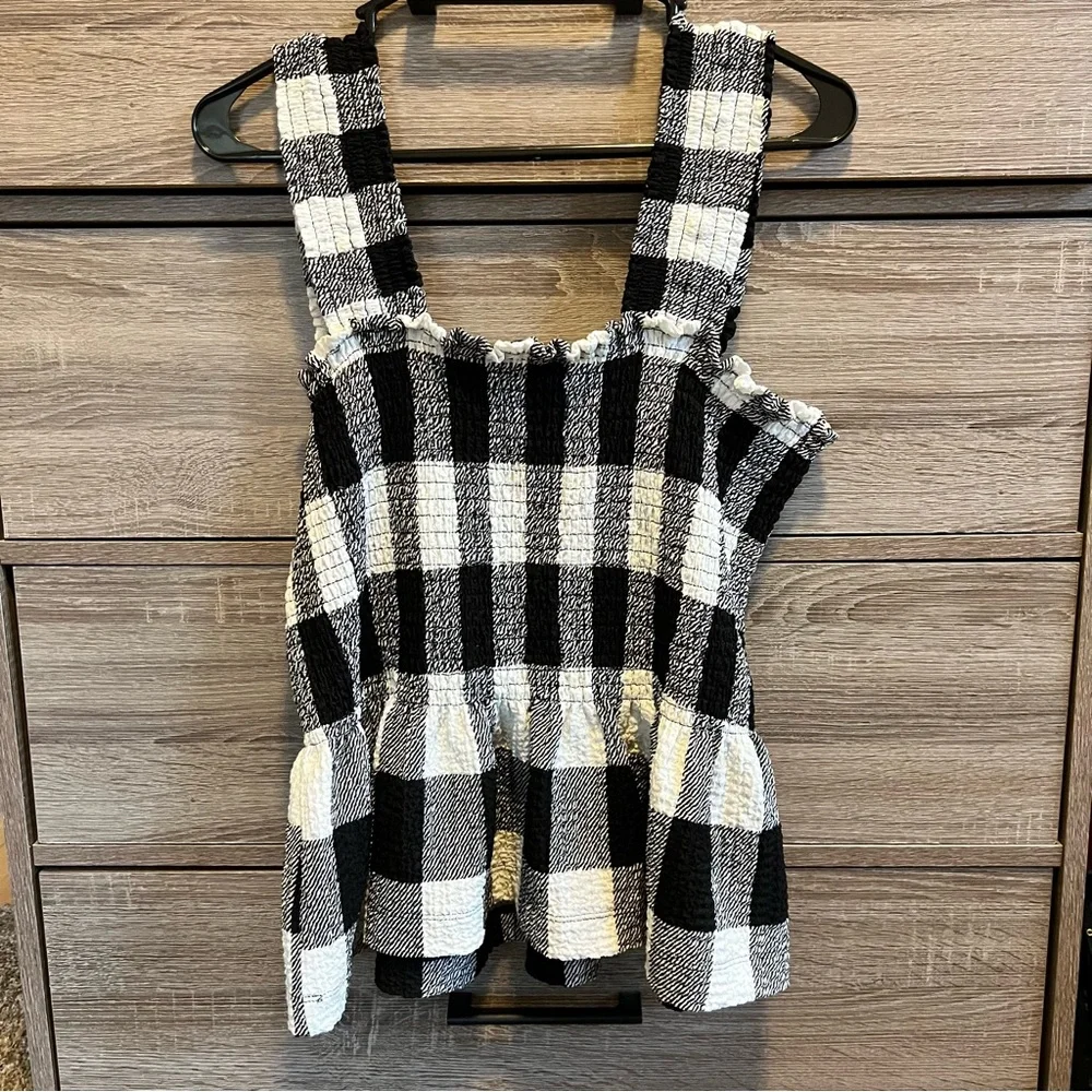 LOFT Gingham Tank - Picture 4 of 4